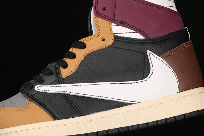 All Categories Air Jordan Jordan Series Basketball Shoes Air Jordan 1 High Z Version Travis Scott x Air Jordan 1 High OG AJ1 Joe 1 Mandarin Duck Overhook CD4487-101